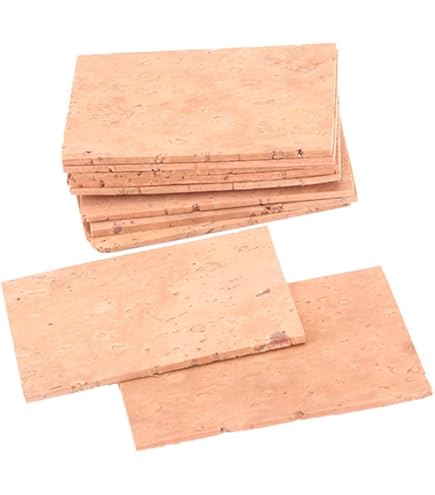 貴重品　管楽器用　天然コルクシート　1.5mmの厚み10cm×20cm 10枚 貴重品 管楽器用 天然コルクシート 1.5mmの厚み10cm×20cm 10枚